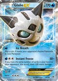 Glalie-EX 34/162 English Pokémon card from BREAKthrough (2015)