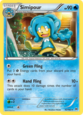 Simipour 42/162 English Pokémon card from BREAKthrough (2015)