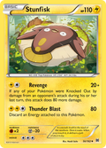 Stunfisk 56/162 English Pokémon card from BREAKthrough (2015)
