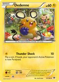 Dedenne 57/162 English Pokémon card from BREAKthrough (2015)