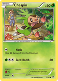 Chespin 7/162 English Pokémon card from BREAKthrough (2015)