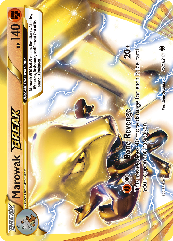 Marowak BREAK 79/162 English Pokémon card from BREAKthrough (2015)