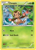 Chespin 8/162 English Pokémon card from BREAKthrough (2015)