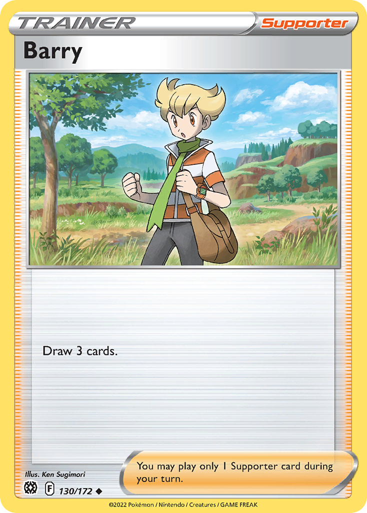 Barry 130/172 — English Pokémon Brilliant Stars (2022)