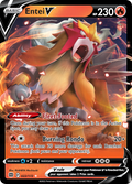 Entei V 22/172 — English Pokémon Brilliant Stars (2022)