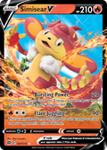 Simisear V 27/172 — English Pokémon Brilliant Stars (2022)