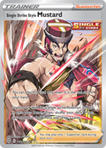Single Strike Style Mustard TG28/TG30 — English Pokémon Brilliant Stars Trainer Gallery (2022)