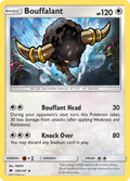 Bouffalant 108/147 English Pokémon card from Burning Shadows (2017)