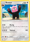 Bewear 111/147 English Pokémon card from Burning Shadows (2017)