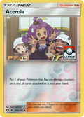 Acerola 112a/147 English Pokémon card from Burning Shadows (2017) — alternate artwork