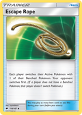 Escape Rope 114/147 English Pokémon card from Burning Shadows (2017)