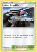 Mount Lanakila 118/147 English Pokémon card from Burning Shadows (2017)