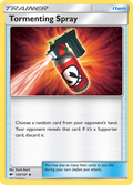 Tormenting Spray 125/147 English Pokémon card from Burning Shadows (2017)
