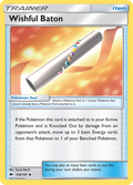 Wishful Baton 128/147 English Pokémon card from Burning Shadows (2017)