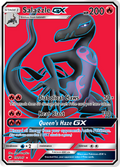 Salazzle-GX 132/147 English Pokémon card from Burning Shadows (2017)