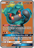 Marshadow-GX 137/147 English Pokémon card from Burning Shadows (2017)