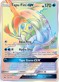 Tapu Fini-GX 152/147 English Pokémon card from Burning Shadows (2017)