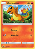 Charmander 18a/147 English Pokémon card from Burning Shadows (2017) — alternate artwork