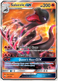 Salazzle-GX 25/147 English Pokémon card from Burning Shadows (2017)