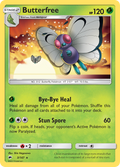 Butterfree 3/147 English Pokémon card from Burning Shadows (2017)