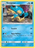 Simipour 37/147 English Pokémon card from Burning Shadows (2017)