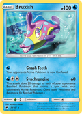Bruxish 38/147 English Pokémon card from Burning Shadows (2017)