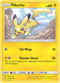 Pikachu 40/147 English Pokémon card from Burning Shadows (2017)