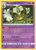 Dusknoir 53/147 English Pokémon card from Burning Shadows (2017)