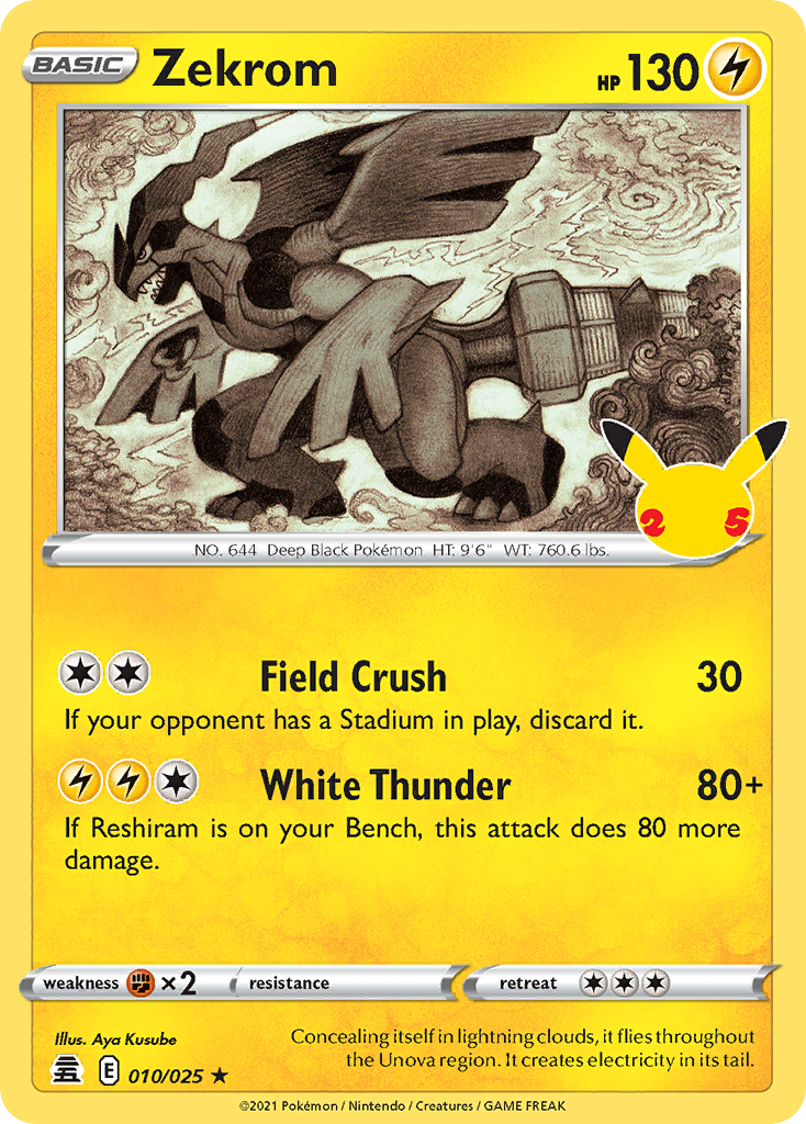 Zekrom 10/25 — English Pokémon Celebrations (2021)