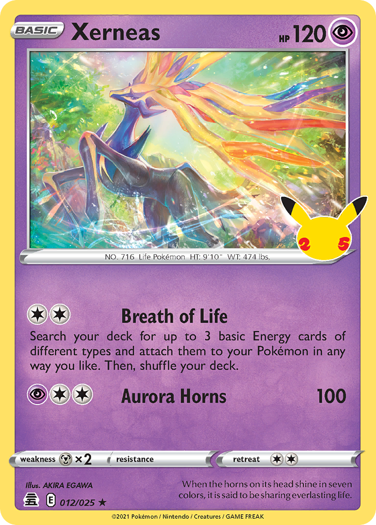 Xerneas 12/25 — English Pokémon Celebrations (2021)