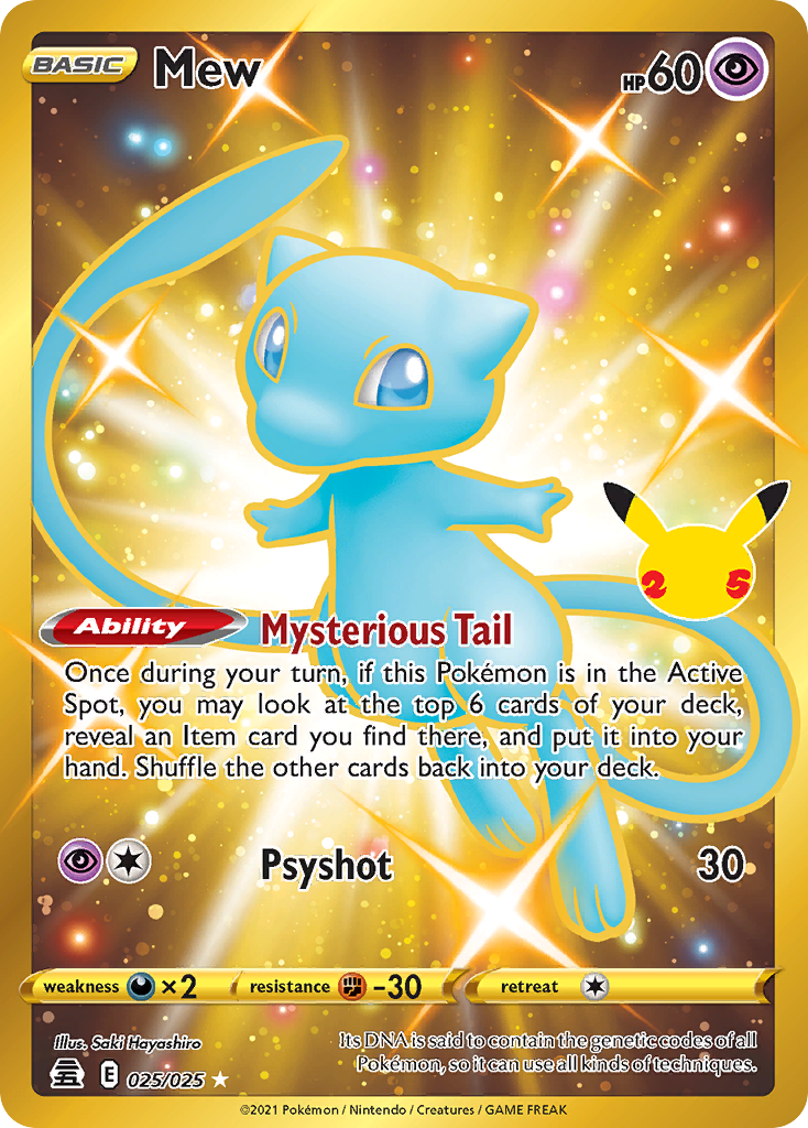 Mew 25/25 — English Pokémon Celebrations (2021)