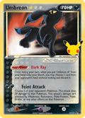 Umbreon ★ 17/17 — English Pokémon Celebrations Classic Collection (2021)