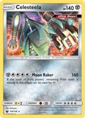 Celesteela 100/168 English Pokémon card from Celestial Storm (2018)