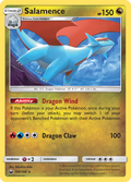 Salamence 106/168 English Pokémon card from Celestial Storm (2018)