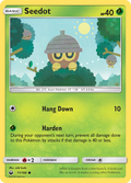 Seedot 11/168 English Pokémon card from Celestial Storm (2018)