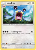 Loudred 118/168 English Pokémon card from Celestial Storm (2018)