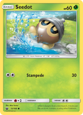 Seedot 12/168 English Pokémon card from Celestial Storm (2018)