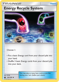 Energy Recycle System 128/168 English Pokémon card from Celestial Storm (2018)
