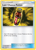 Last Chance Potion 135/168 English Pokémon card from Celestial Storm (2018)