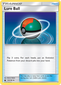 Lure Ball 138/168 English Pokémon card from Celestial Storm (2018)