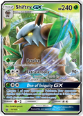 Shiftry-GX 14/168 English Pokémon card from Celestial Storm (2018)