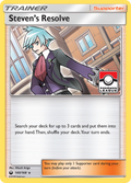 Steven's Resolve 145/168 English Pokémon card from Celestial Storm (2018)