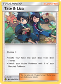 Tate & Liza 148a/168 English Pokémon card from Celestial Storm (2018) — alternate artwork