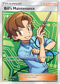 Bill's Maintenance 162/168 English Pokémon card from Celestial Storm (2018)