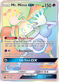 Mr. Mime-GX 173/168 English Pokémon card from Celestial Storm (2018)