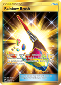 Rainbow Brush 182/168 English Pokémon card from Celestial Storm (2018)