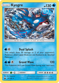 Kyogre 46/168 English Pokémon card from Celestial Storm (2018)