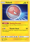 Voltorb 47/168 English Pokémon card from Celestial Storm (2018)
