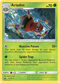 Ariados 6/168 English Pokémon card from Celestial Storm (2018)