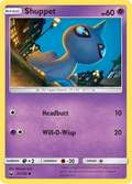 Shuppet 63/168 English Pokémon card from Celestial Storm (2018)